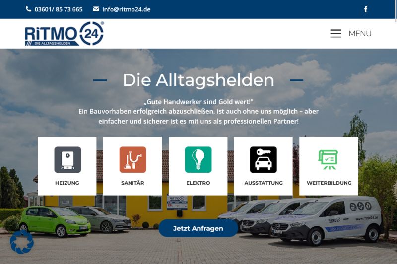 Webseite für Unternehmen